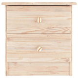 Francesine 13.8'' W Solid Wood Nightstand