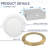 6'' Tunable Color Temperature Dimmable Air-Tight IC Rated LED Canless Recessed Lighting Kit