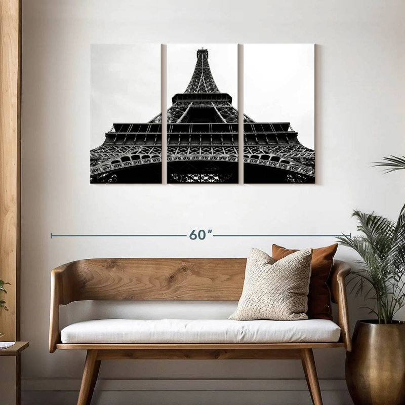 Eiffel Tower Lilie, 28" H x 45" W
