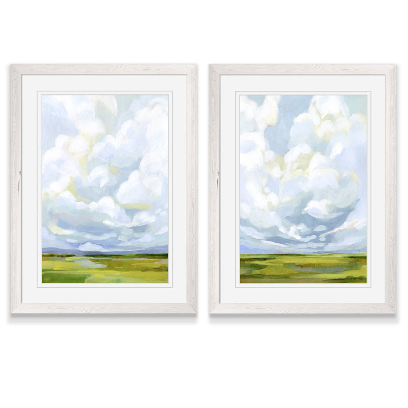 «Lucid Skies III» par Vincent Van Gogh - ensemble de 2 reproductions d'art encadrées, H 24 po x l 18 po x P 1,25 po
