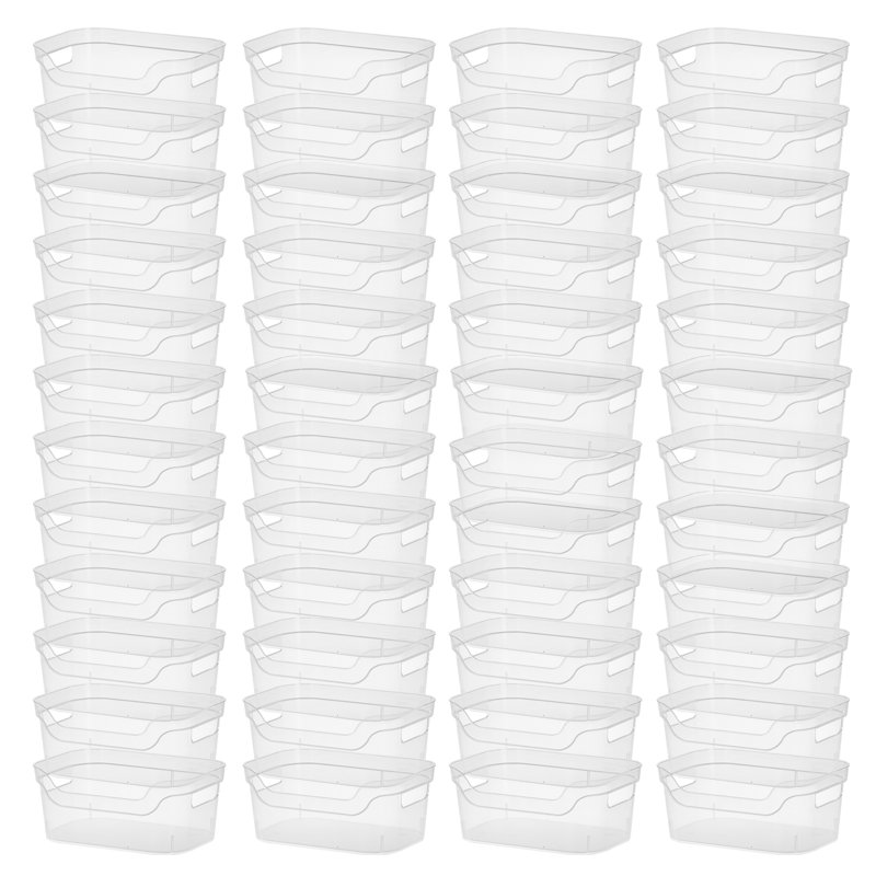 Ensemble de bacs de rangement en plastique