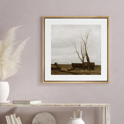 "Vintage Pastel Countryside Farm", reproduction d'art sur toile