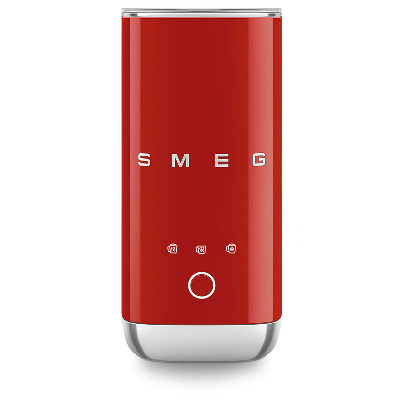 Smeg Electric Milk Frother, Red