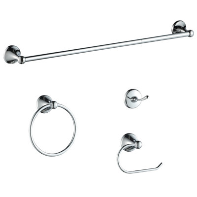 4 - Piece Bathroom Hardware Set