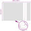 Vidaxl Fence With Posts PVC-Coated Steel-116797849-116797860