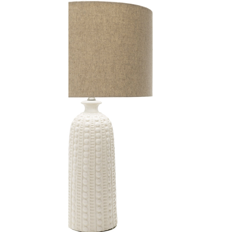 Allan Metal Table Lamp, Cream