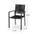 Outdoor Modern Aluminum Dining Chair With Rope Seat (Set Of 2)-2073856362