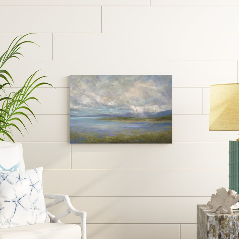 « south bay lights », peinture sur toile, H 20 po x l 30 po