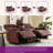Jeramyah 70.75" Upholstered Power Reclining Sofa with USB Port