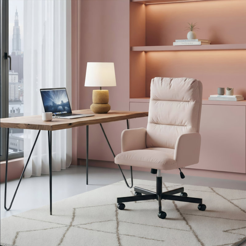 Chaise de bureau Sable, Blanc