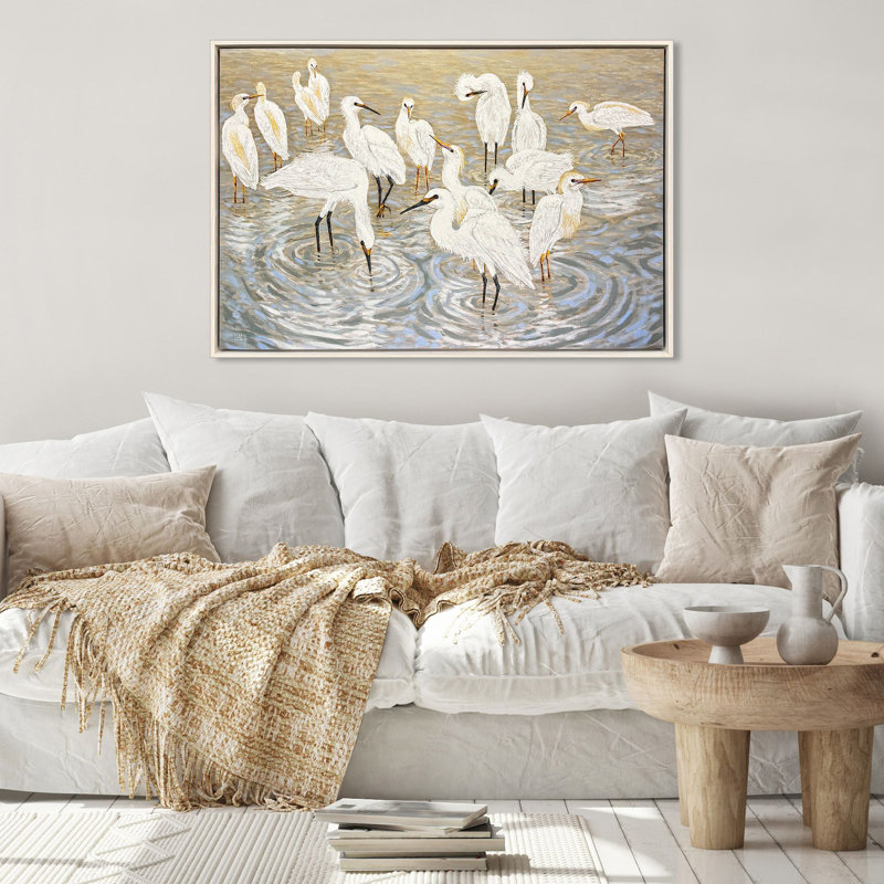 Herons and Egrets Canvas