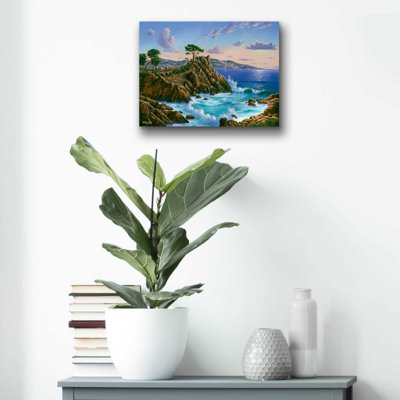 Lone Cypress, Carmel, CA' by Eduardo Camoes, Acrylic Glass Wall Art