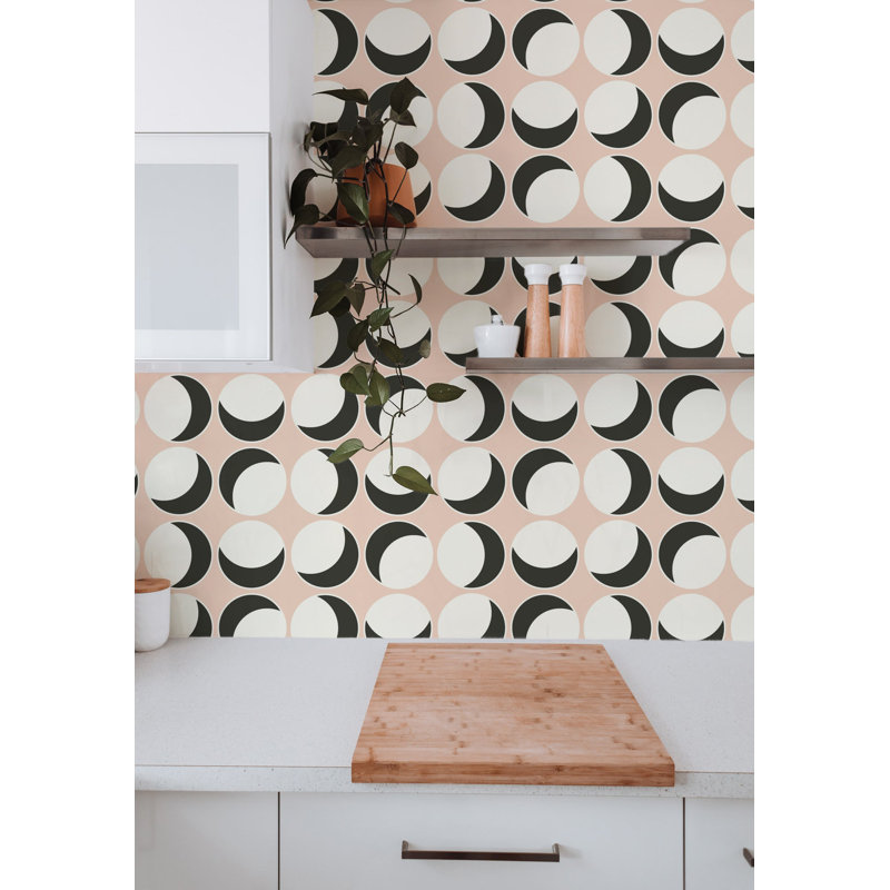 Offset - Wallpaper, Non-Pasted, Non-Woven, Blush