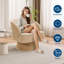 1 Seater Velvet Sofa & Chaise-1792592436