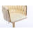 Set Of 2 Bar Stools,With Chrome Footrest And Base Swivel Height Adjustable Mechanical Lifting Velvet + Golden Leg Simple Bar Stoo,Ivory