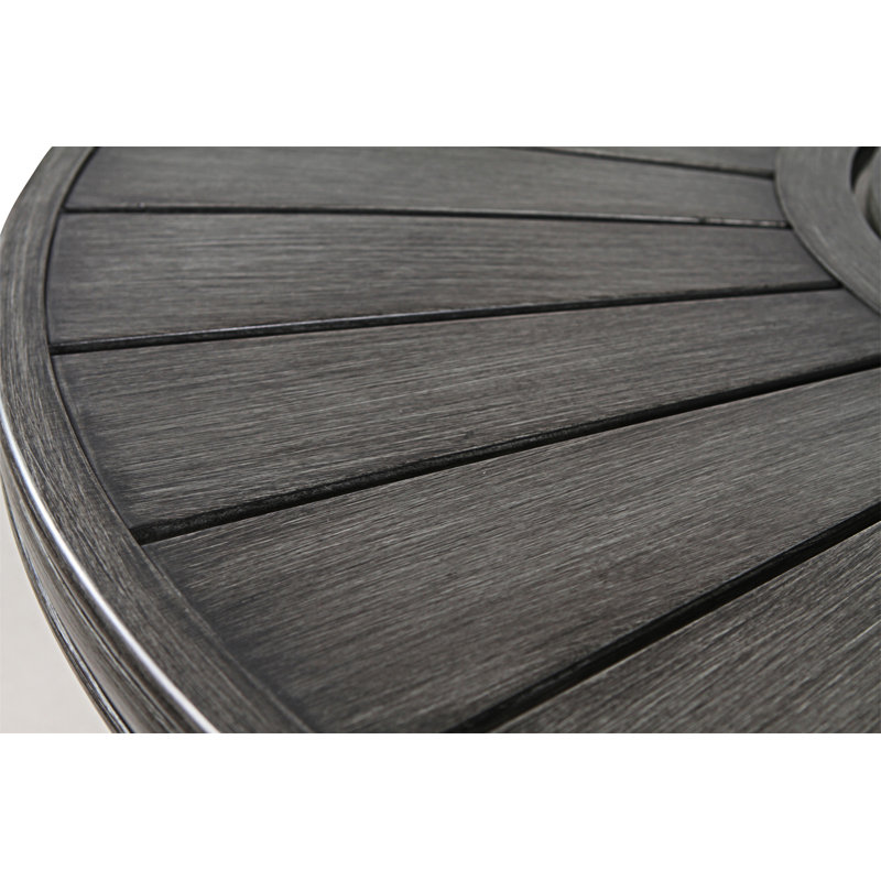 Table de foyer d'extérieur au propane 25 H x 52 W, Brun