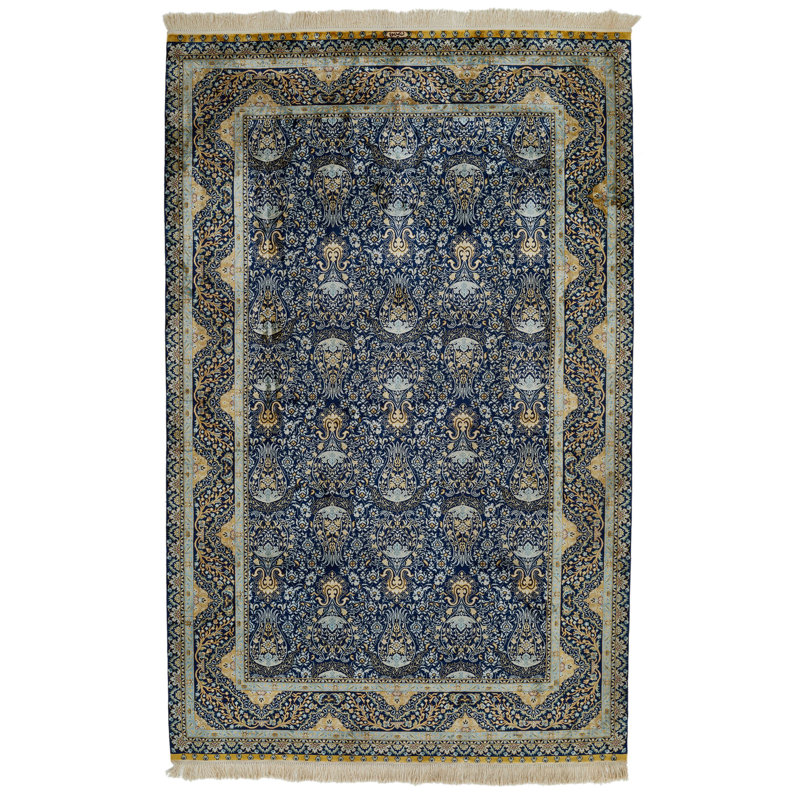 Tapis turc en soie 5x8