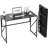 Folding Desk Writing Computer Desk For Home Office, No-Assembly Study Office Desk Foldable Table For Small Spaces-1060341785-1060341798