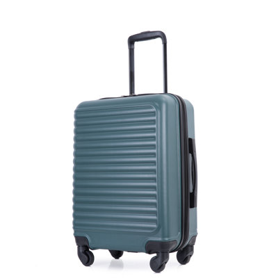 Bagage à main, valises à roulettes, valise de transport légère en ABS, bagage à coque rigide, 20 pouces