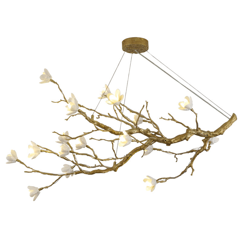 Transitional 18-Light Branch Chandelier 