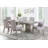 Caius Oak Solid Wood Base Dining Table