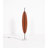 Vertical Oval Wood Panel Three Light Floor Light Fixture