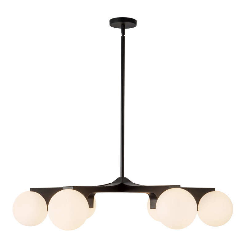 Briar 37-in Black Chandelier, Matte Black