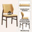 Sarha Yellow & Walnut Finish Side Chair