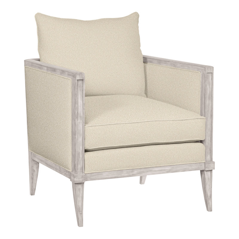Fauteuil camée Compendium 28,5 po, Kimoni naturel, Gris tourterelle