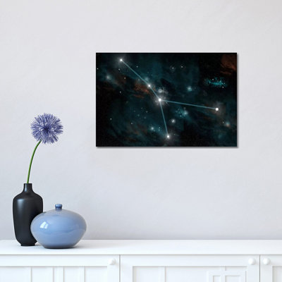 The Constellation Cancer by Marc Ward - Wrapped Canvas Print