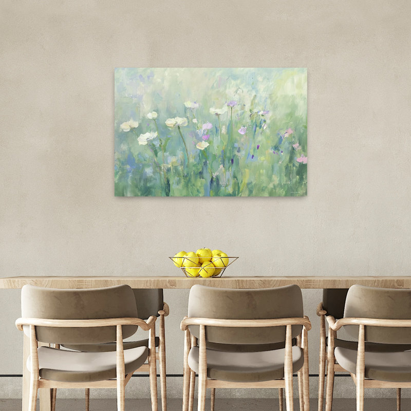 Trace abstraite, paysage contemporain, art mural, H 24 po x l 36 po