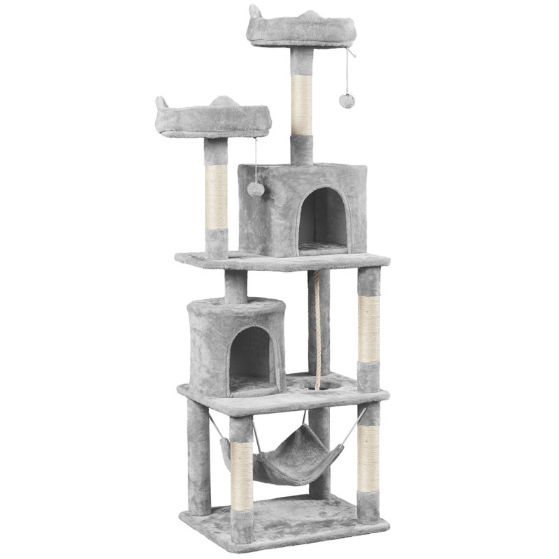 Arbre à chat 70 ", Gris clair