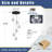 6 Crystal Modern Adjustable Chandeliers