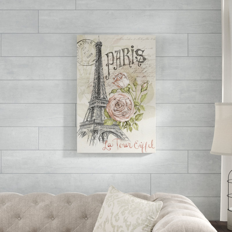 Paris Sketchbook I by Jennifer Paxton Parker - Print on Canvas, 76cm H x 51cm W, Wrapped Canvas