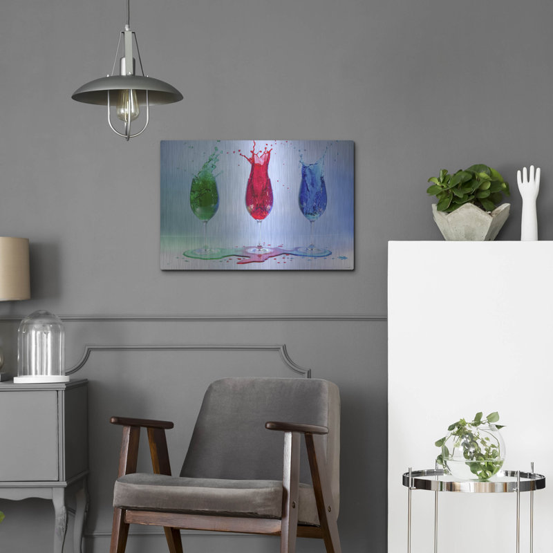 «Drink Splash 5» par Gordon Semmens, H 16 po x l 24 po
