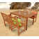 Adish 4 - Person Wood Patio Dining Set with Rectangular Table
