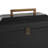 Wood Handmade Decorative Black Box With Brass Latches And Handle Set