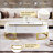 Modern Oval Coffee Table With Drawers
