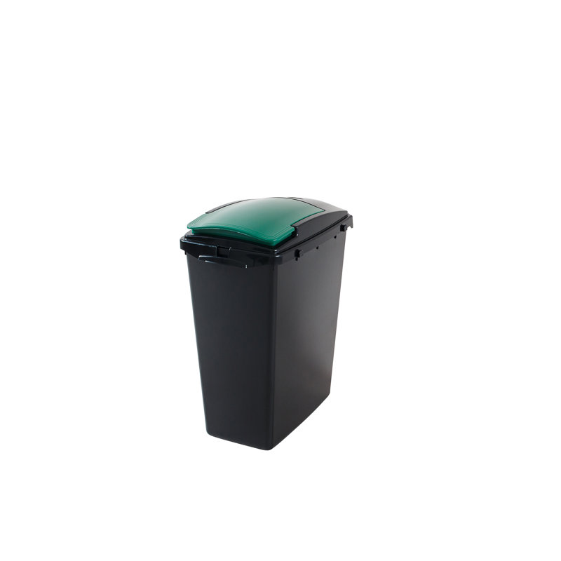 Plastic Manual Lift Kitchen Trash Can - 40L