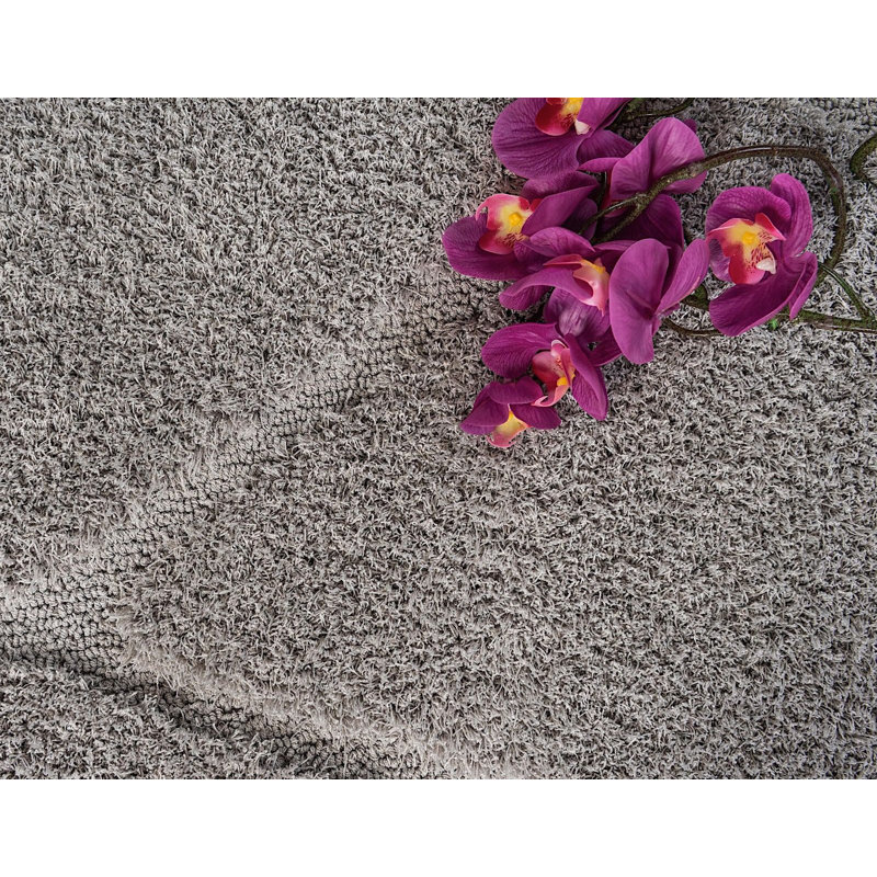 Tapis gris Cand, Tapis de couloir 2 pi 7 po x 10 pi