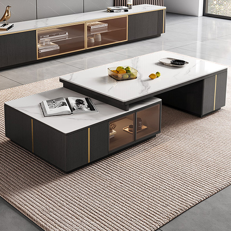 Grande table à thé rétractable