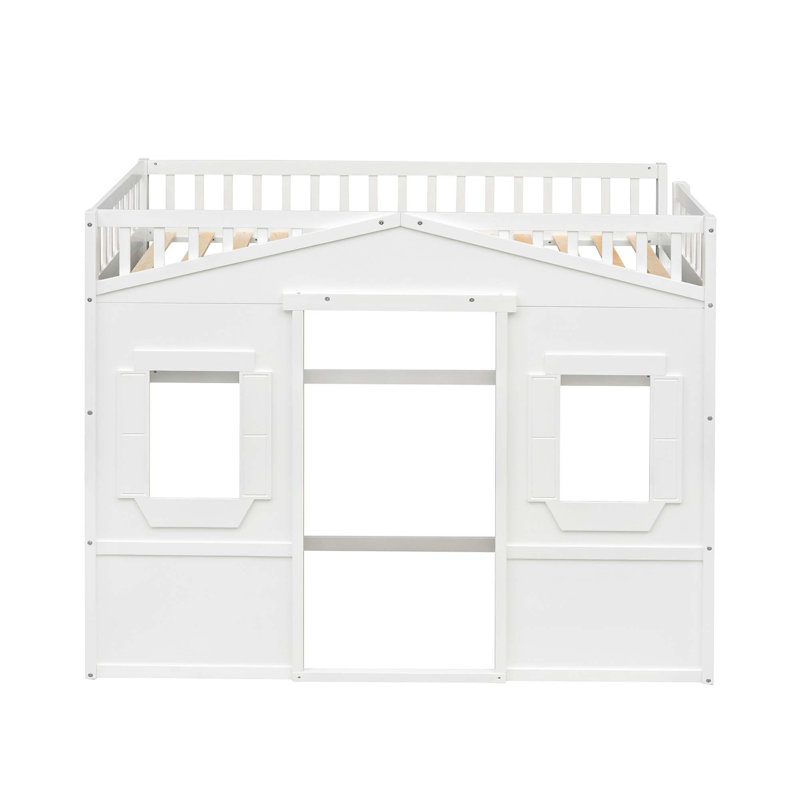 Lit mezzanine avec échelle House, Simple, Blanc