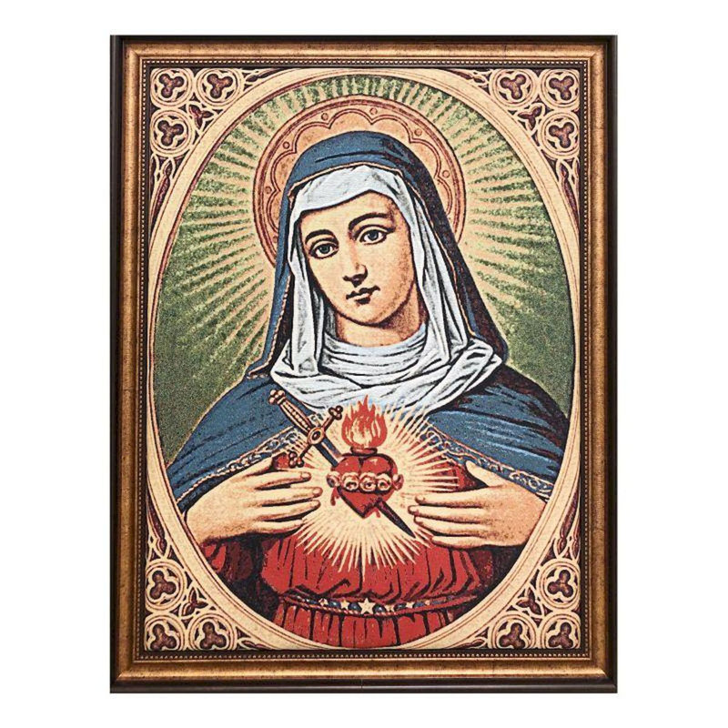 Sacred Heart of Mary - peinture encadrée