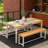 Efrat 4 - Person Four Leg Dining Set-110429719-98162477