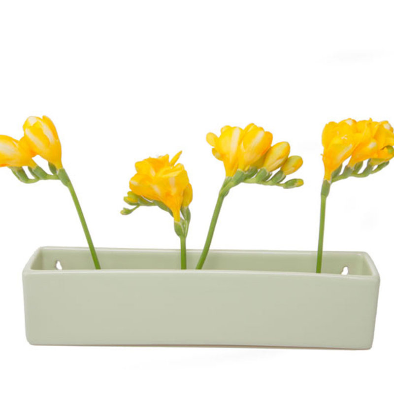 Ceramic Table Vase, Green