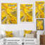 Impression sur toile jaune et grise cosmique I-1972548541-1972548490