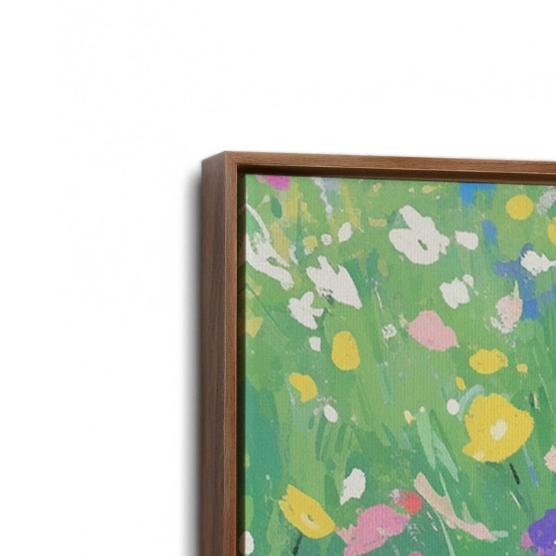 «Goose Wildflower Cute» par Trajeado, reproduction d'art, Brun, H 16 po x l 12 po
