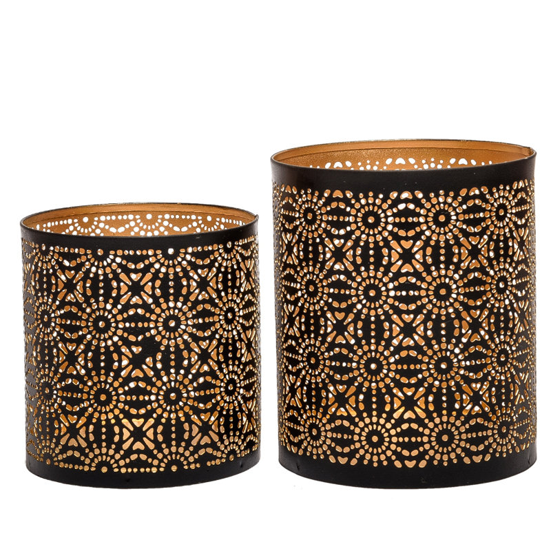 5'' H Metal Tabletop Votive Holder