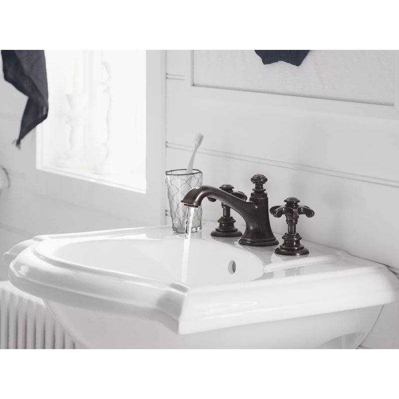 Artifacts Bathroom Sink Prong Handles, Oil Rubbed Bronze