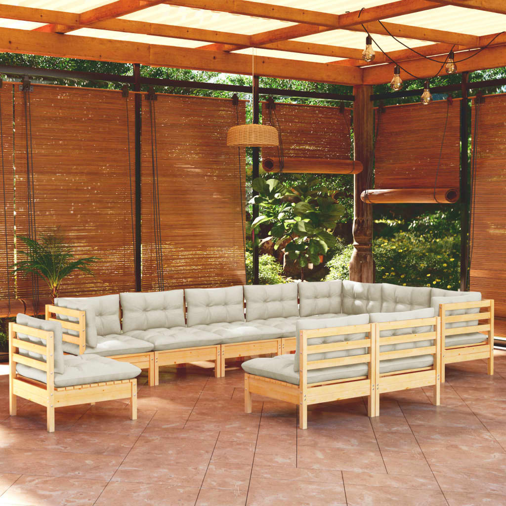 Gartenecksofa Hriska mit Kissen